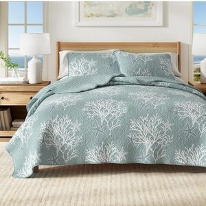 Great Bay Home Coastal Quilt Set - 3-Piece King/California King Size Nautical